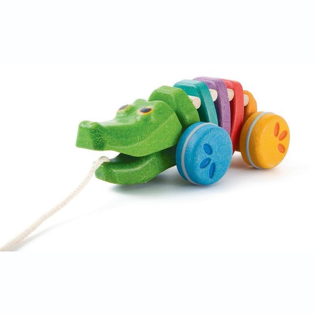 Plan Toys - Alligator Arc-En-Ciel Plan Toys  - Jouets 1er âge Plan Toys
