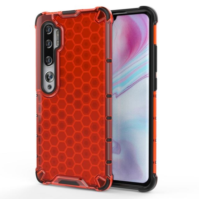 Wewoo - Coque Pour Xiaomi Mi Note 10 / Mi CC9 Pro Shockproof Honeycomb PC + TPU Case Red Wewoo - Coque iphone 5, 5S Accessoires et consommables