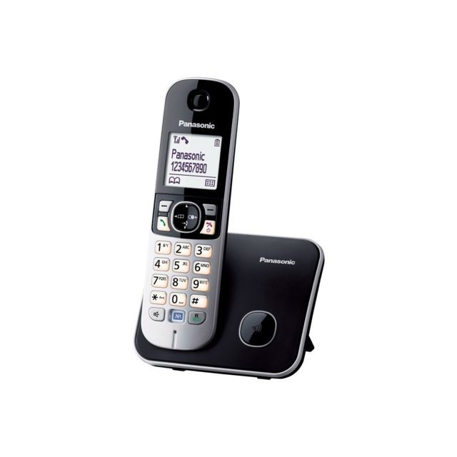 Panasonic - Panasonic KX-TG6811 - Téléphone fixe-répondeur