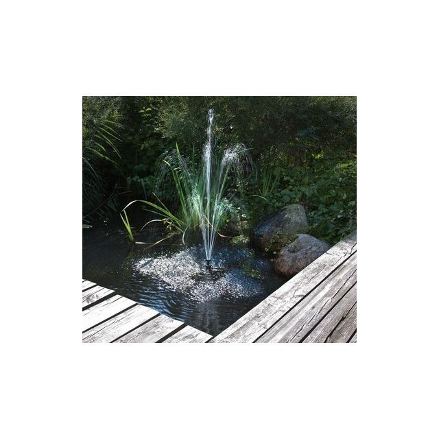 Fontaine de jardin, puit Kit pompe solaire bassin ou fontaine Siena LED