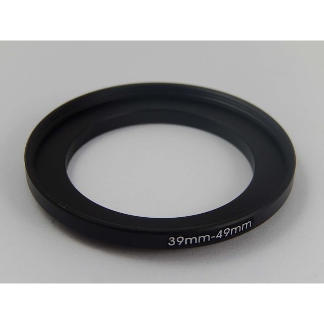 Vhbw - vhbw métal Step UP adaptateur de filtre 39mm-49mm noir pour caméra, objectif, Filter, Gegenlichtblenden, objectifvorsätze - Photo filter
