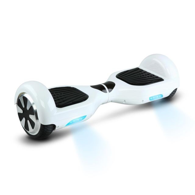 Gyropode Air Rise Hoverboard 6,5 Pouces Blanc Bluetooth+ sac de transport+ télécommande