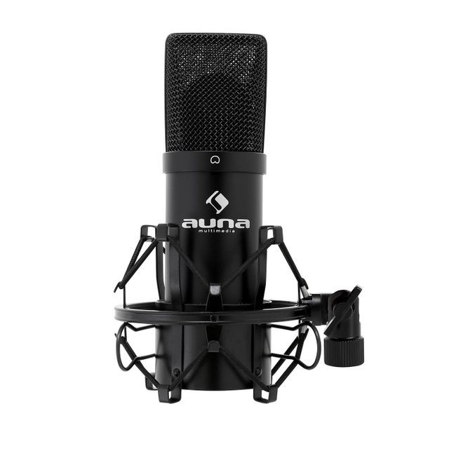 Microphone Auna Auna MIC-900B USB Microphone cardioide de studio à condensateur noir Auna