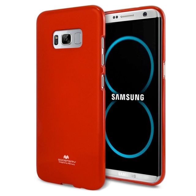 marque generique - Coque Souple iJelly rouge Galaxy S8 - Accessoire Ordinateur portable et Mac marque generique