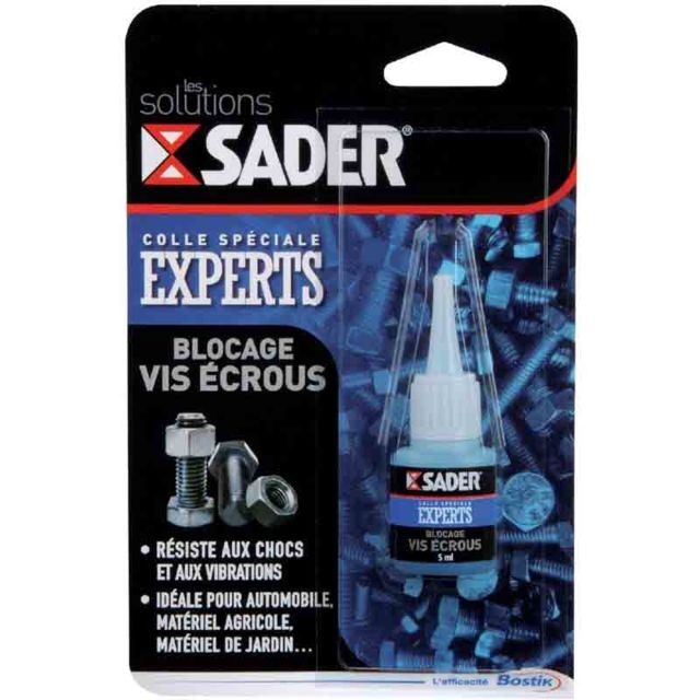 Sader - SADER - Colle blocage vis / écrous 5 ml - Sader