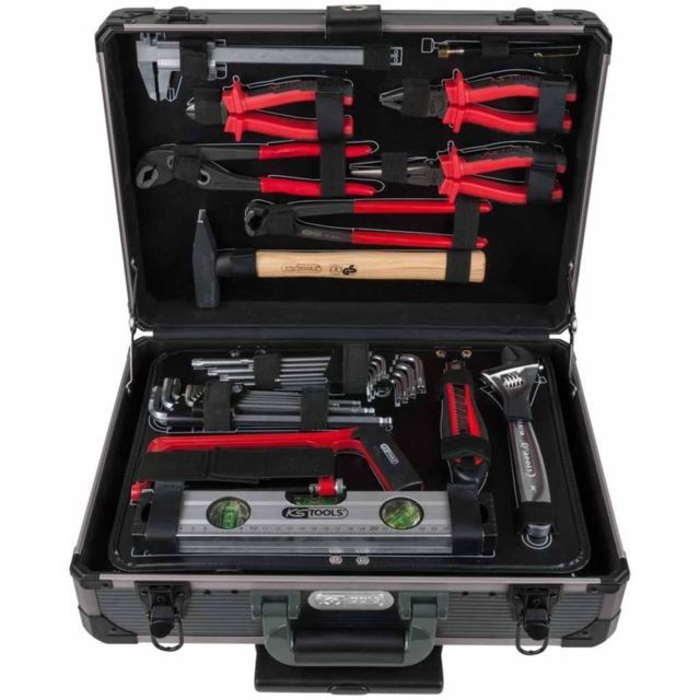 Ks Tools - KS Tools Ensemble d'outils universel 130 pièces 1/4"" + 1/2"" 911.0630 Ks Tools  - Coffrets outils Ks Tools