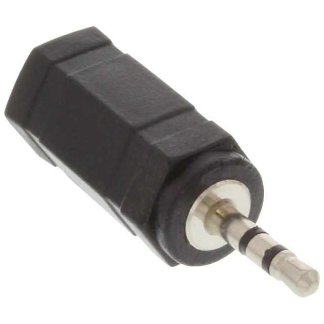 Inline - Adaptateur audio, InLine®, 2,5mm prise - 3,5mm prise femelle, Stéréo Inline  - Câble Jack