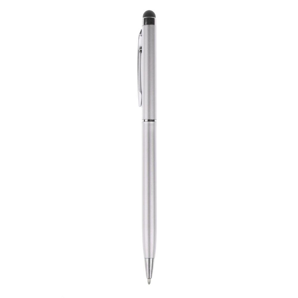stylo capacitif écran tactile stylet crayon pour pad téléphone portable  tablette argent
