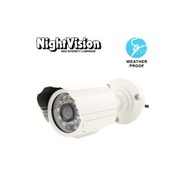 Caméra de surveillance connectée Wewoo Caméra de surveillance étanche 1/3 pour Sony 700TVL 3.6mm Objectif IR et Mini CCD couleur étanche, IR Distance: 30m