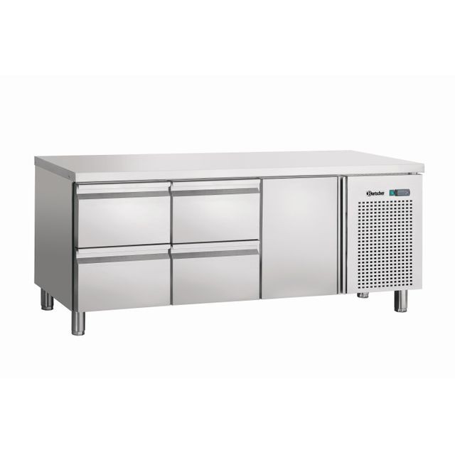 Congélateur Bartscher Table refrigeree, froid ventile, 1T, 4SL