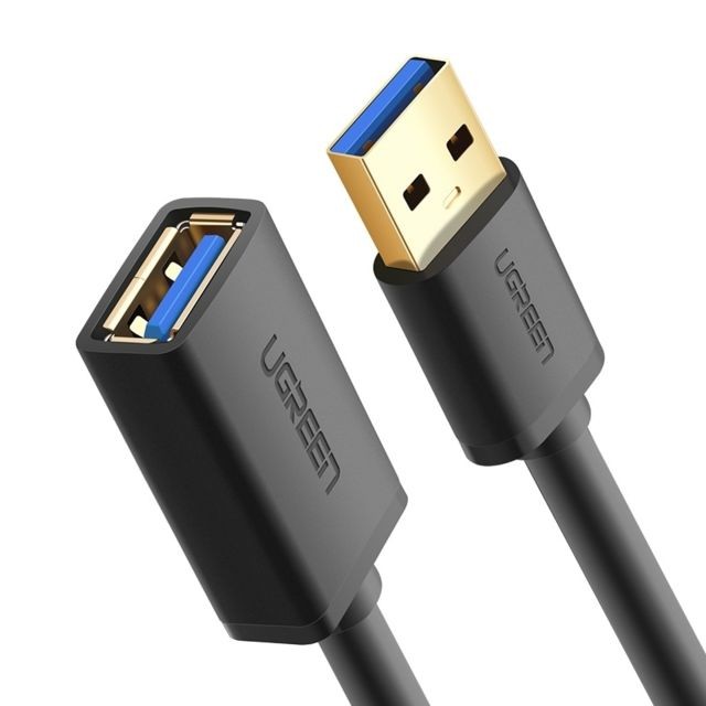 Câble USB Wewoo Câble 2 m USB 3.0 mâle vers femelle de rallonge de transmission de de vitesse Super Sync