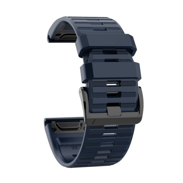 Generic - Bracelet de montre en silicone pour Garmin Fenix6X / Fenix5X / FeniX3 HR / D2 / Descent MK1 Bleu Generic  - Objets connectés