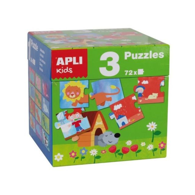 Apli - APLI Cube 3 puzzles différents Apli  - Apli