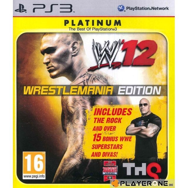Sony - WWE 12 - Wrestlemania Edition - Jeux PS3