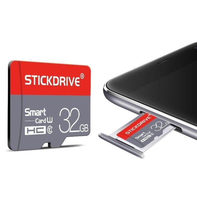 Wewoo Carte Micro SD STICKDRIVE 64GB U3 mémoire TF rouge et grise SD