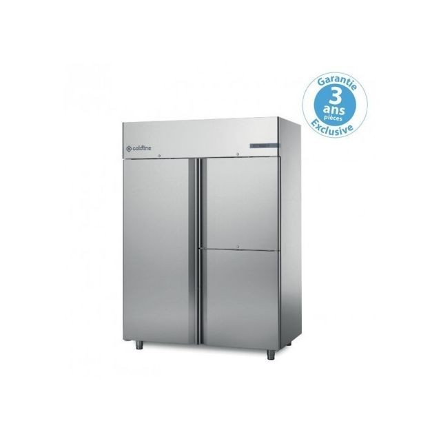 Materiel Chr Pro - Armoire réfrigérée positive avec 2 groupes frigorifiques 1400 L master GN 2/1 - 1 porte + 2 portillons groupe logé - Coldline - Ino - Réfrigérateur 1 porte Réfrigérateur