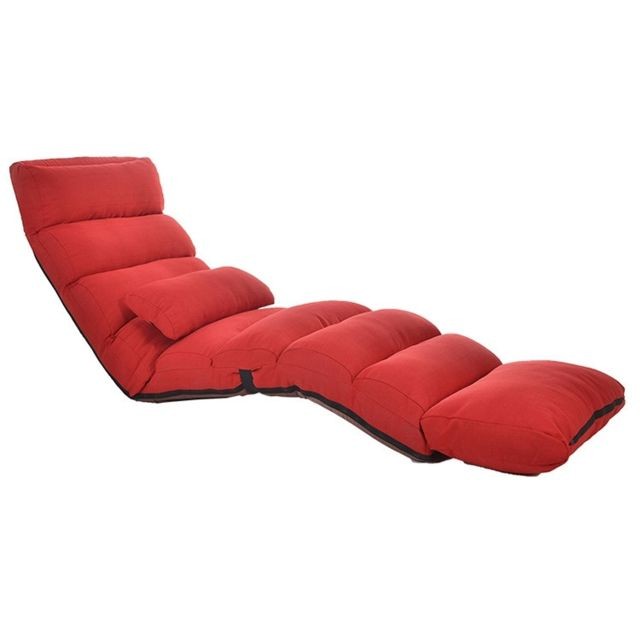 Wewoo - Fauteuil de loisir créatif C1 Lazy Couch Tatamiunique en son genreinclinablebaie vitréetaille 205x56x20cm rouge - Transats, chaises longues