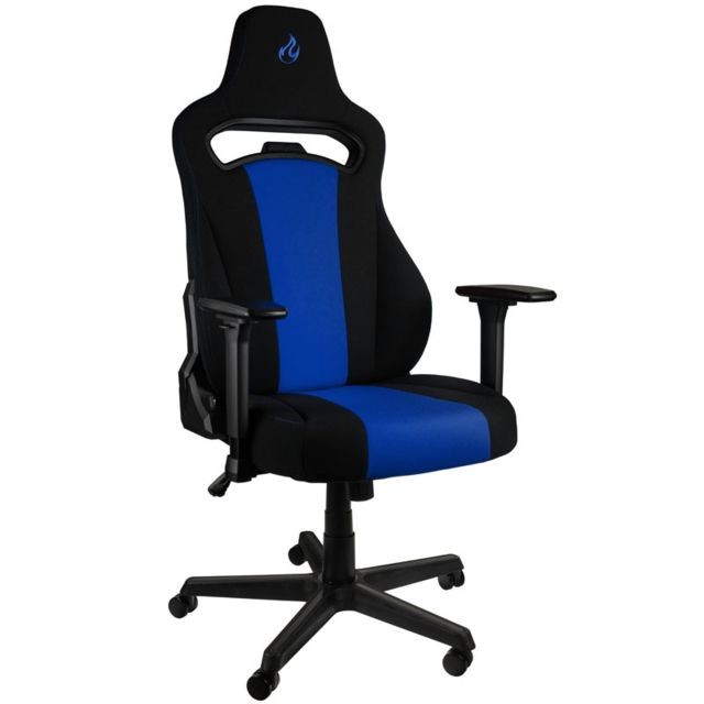 Nitro Concepts - E250 Gaming Chair - Noir/Bleu - Chaise et Bureau Gamer