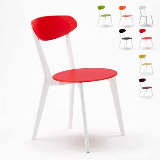 Chaises Ahd Amazing Home Design 4 Chaises café bar restaurant salle à manger brasserie Design Cuisine, Couleur: Rouge