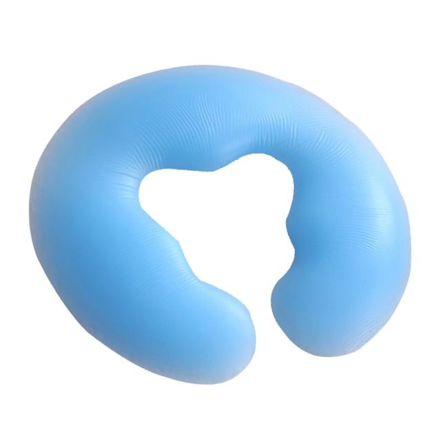 marque generique - Coussin de soin de visage de silicone de lit de massage de salon SPA - Literie de relaxation Bleu + bleu foncé