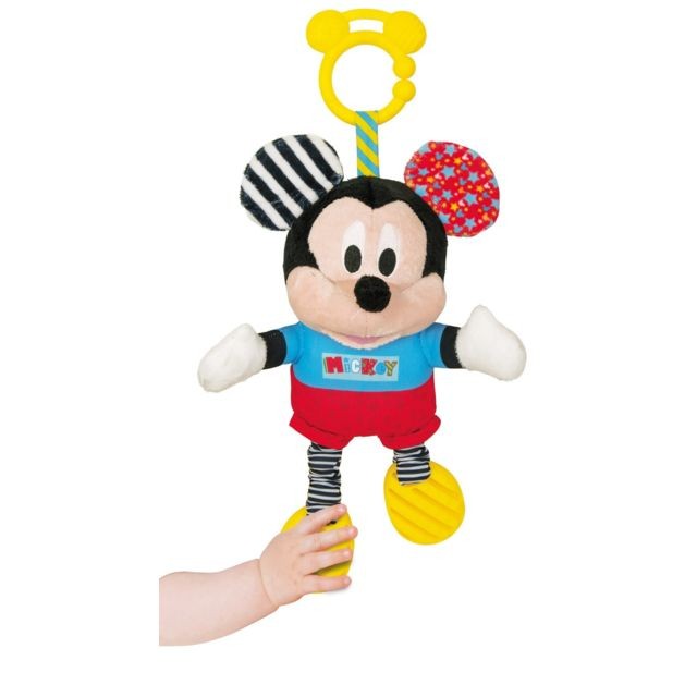 Baby Mickey : Première peluche d'activités Clementoni