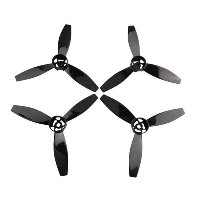 marque generique - 4pieces hélices rotors hélices pales pièces pour perroquet bebop 2 drone noir marque generique  - Helice