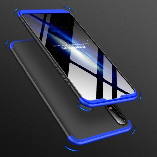 marque generique - Coque en TPU détachable 3-pièces matte dur bleu/noir pour votre Asus Zenfone Max Pro (M2) ZB631KL marque generique  - Etui zenfone 3 max
