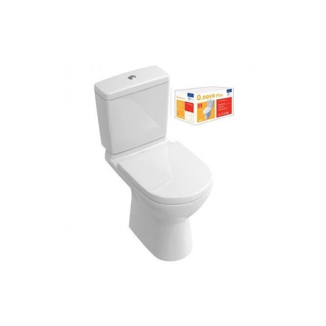 Villeroy & Boch - VILLEROY + BOCH Pack WC sur pied O.novo Plus sortie verticale - Toilettes