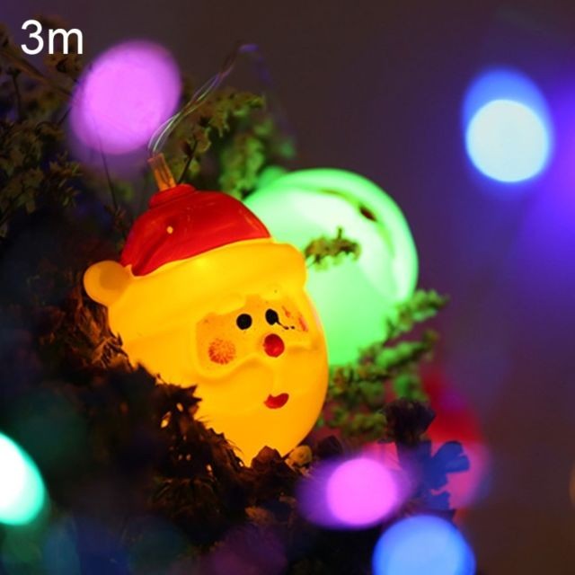 Wewoo - Guirlande LED 3m père Noël lumière de chaîne vacances, 20 LEDs USB Plug lampe décoration fée chaude pour Noël, fête, chambre à coucher (lumière colorée) Wewoo - Guirlandes lumineuses