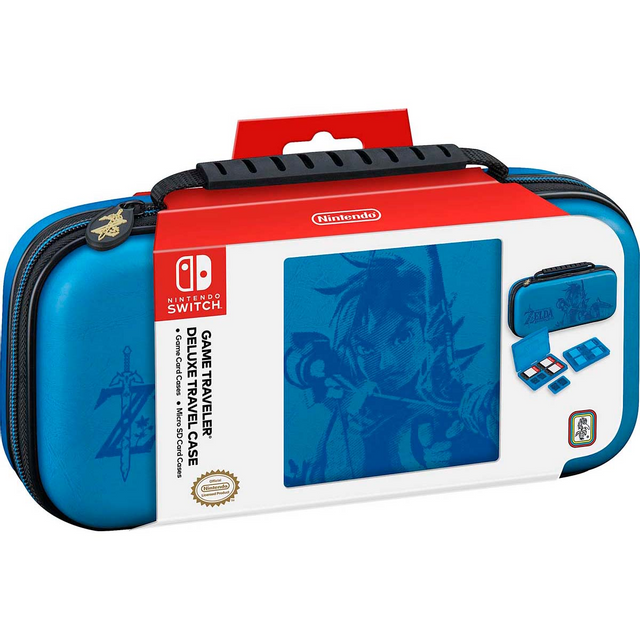 Nintendo - Nintendo - Pochette de transport officielle Nintendo Zelda pour Nintendo Switch Bleu Nintendo   - Housse DS