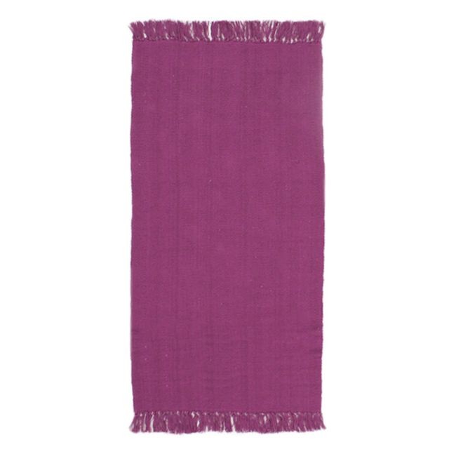 Mon Beau Tapis - SIMPLY COTON - Tapis 100% coton violet 60x120 - Maison Violet