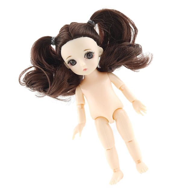 Poupées Jolie 13 poupée princesse articulée fille jouets marron queue de cheval