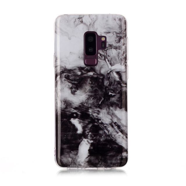 Wewoo - Coque Fine Pour Galaxy S9 + dessin en couleur Motif IMD fabrication Soft Case TPU Noir Blanc Wewoo  - Coque, étui smartphone