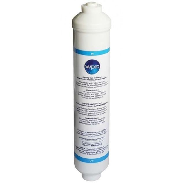 Wpro - Filtre a eau wpro usc100/1 pour refrigerateur par 3 Wpro  - Filtres réfrigérateur américain