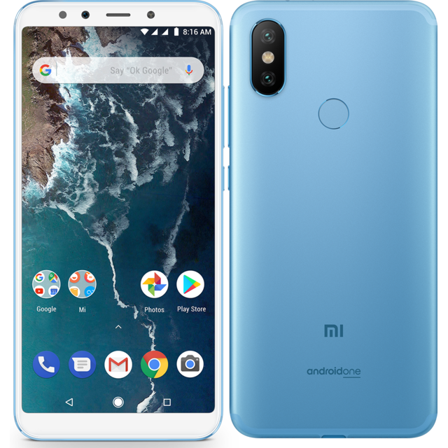 XIAOMI - MI A2 - 64 Go - Bleu - Xiaomi reconditionné