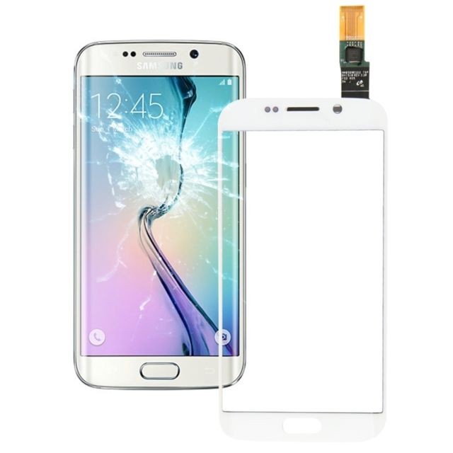 Wewoo - Pour Samsung Galaxy S6 Edge blanc / G925 Assemblée de numériseur d'écran tactile (seul sans le LCD) pièce détachée Wewoo  - Accessoire Smartphone