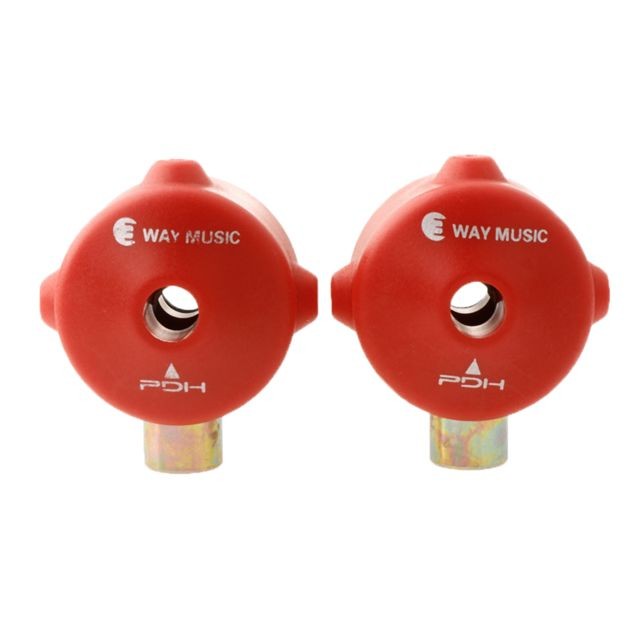 marque generique - 2x Kit de batterie Hi Hat Cymbals Installer Accessoires pour percussions rouges marque generique  - Percussions