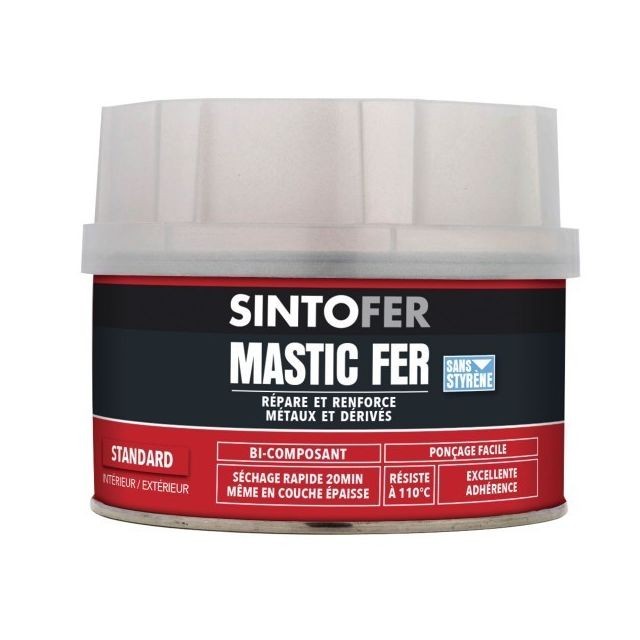 Sinto -Mastic Standard SINTOFER Boite de 500 ML - 30101 Sinto  - Colle & adhésif