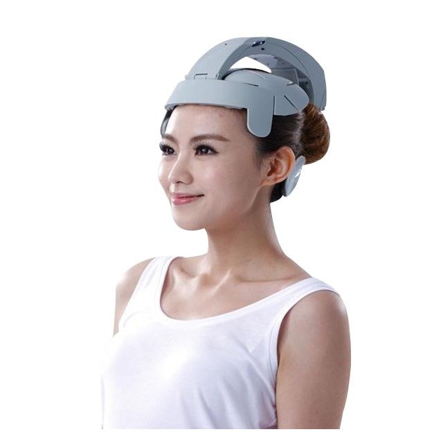Totalcadeau - Casque de massage pour tête éléctrique et USB - Totalcadeau