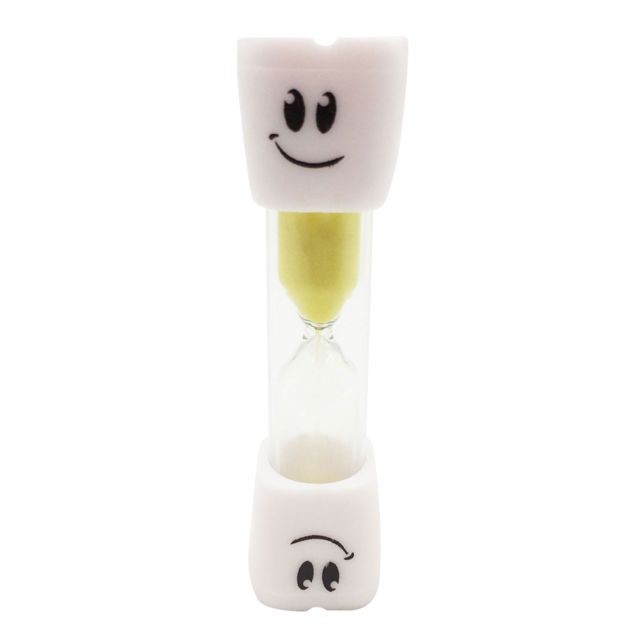 marque generique - brosse à dents minuterie sablier enfants sourire sable oeuf horloge minuterie 3 min jaune marque generique  - Sablier 3 minutes