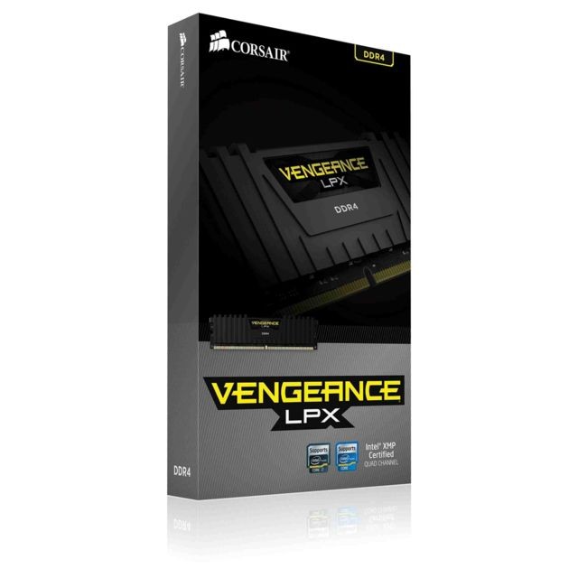 Corsair -Vengeance LPX - 2 x 8 Go - DDR4 3200 MHz - Noir Corsair  - RAM PC Fixe