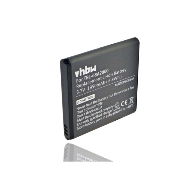 Vhbw - Batterie LI-ION 1850mAh 3.7V pour TP-Link Portable Mini 150Mbps 3G Mobile Wireless Router, TL-MR11U etc. remplace le modèle TBL-68A2000 Vhbw  - Reseaux Vhbw