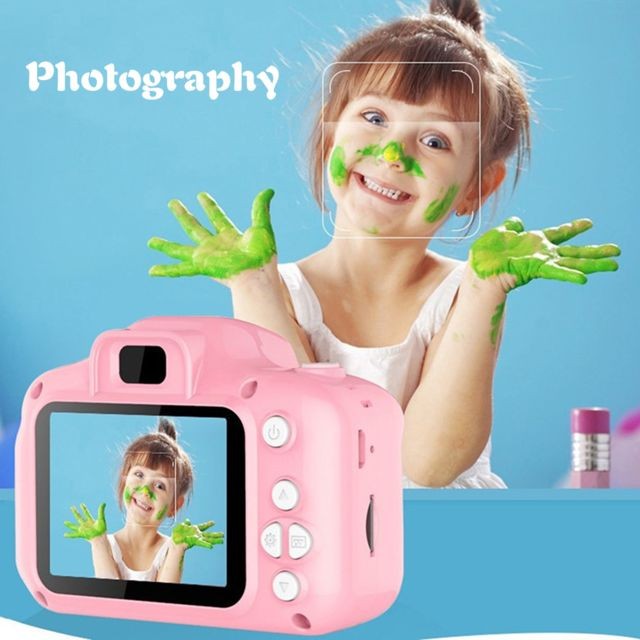 Generic 800 W Caméra Mini Numérique Cartoon Cute USB Rechargeable Caméscope Vidéo pour Enfants Enfants Bébé Portable