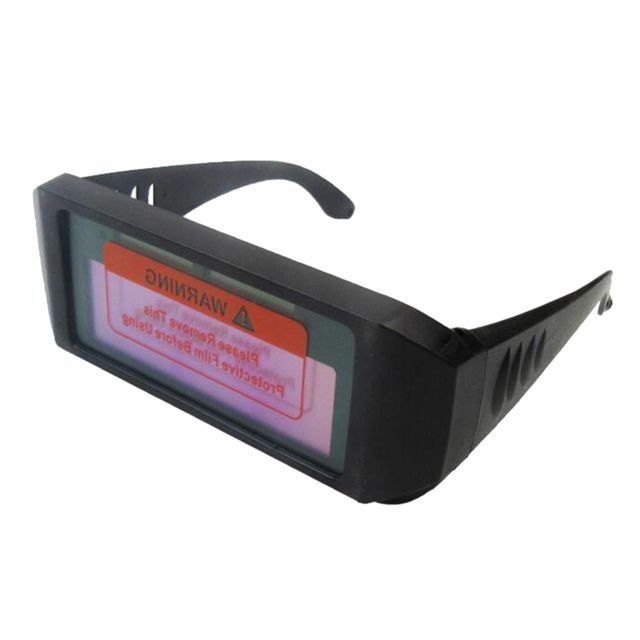 marque generique - 1 paire solaire énergie Auto assombrissement lunettes de soudage, sécurité protection soudeur lunettes masque casque ombre 9-13, yeux lunettes masque marque generique  - Masque soudure