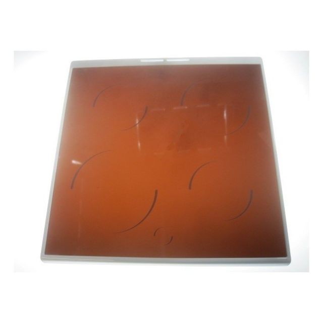 Faure - Table vitroceramique encadrement blanc pour cuisiniere Faure  - Cuisiniere faure vitroceramique