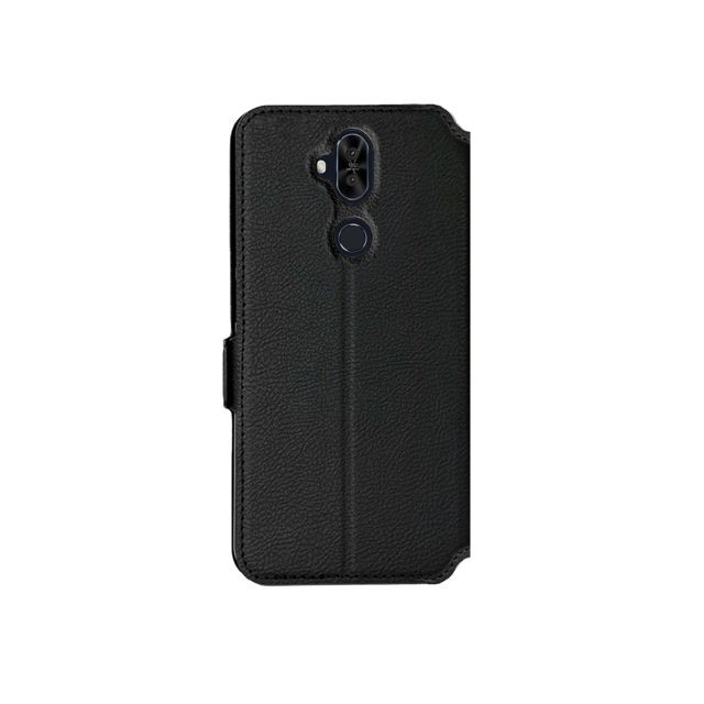 Coque, étui smartphone Ibroz Leather Prestige cover Zenfone 5 Lite (ZC600KL) - Noir