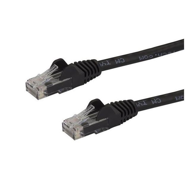Startech - Câble reseau Cat6 Gigabit UTP sans crochet de 2m - Cordon Ethernet RJ45 anti-accroc - M/M - Noir Startech  - Marchand Zoomici