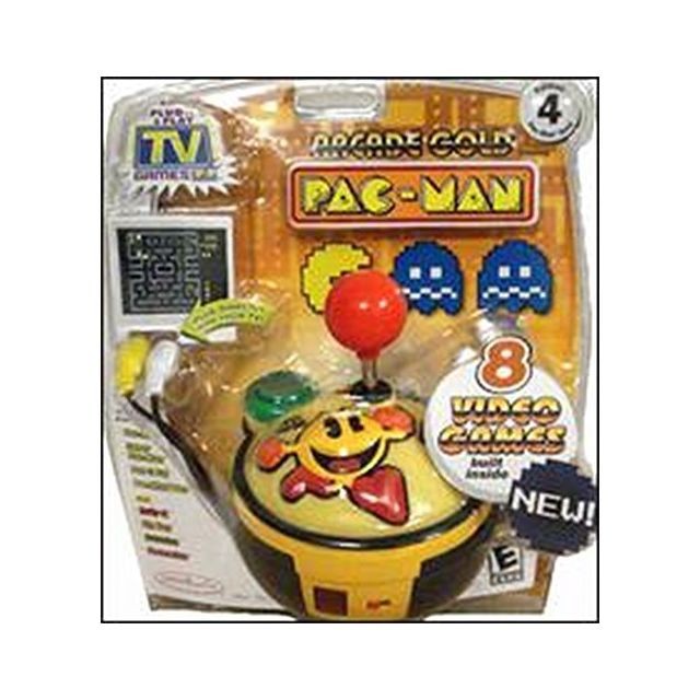 Namco - PAC-MAN Gold Edition #4 Namco Collection of 8 Classic Arcade Games - Plug it in & Play - Namco