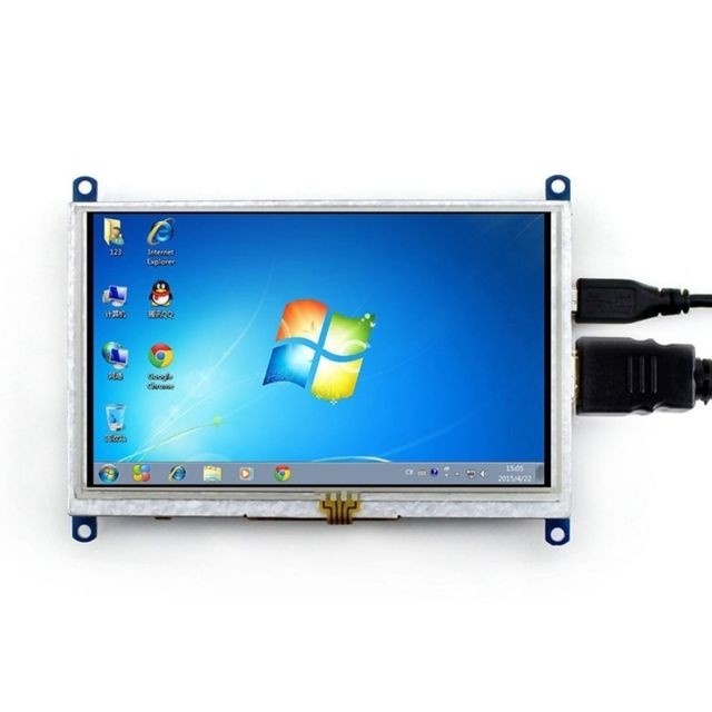 Wewoo - 6 pouces HDMI LCD (B) Écran tactile 800x480 pour Raspberry Pi prend en charge divers systèmes - Raspbery pi