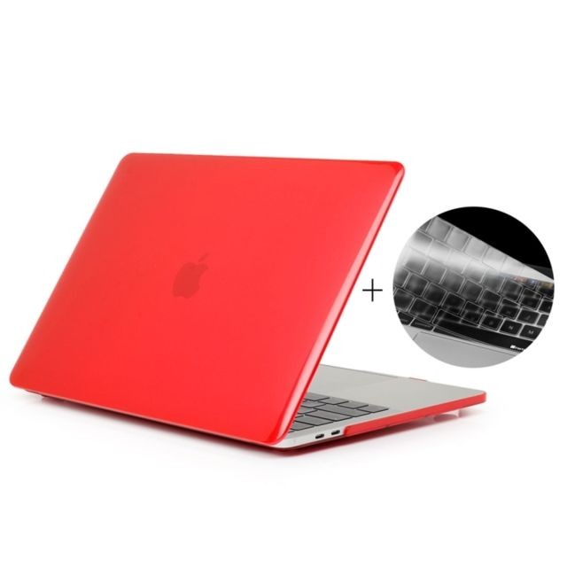 Wewoo - Housse Étui rouge pour 2016 MacBook Pro 13,3 pouces avec barre tactile A1706 Chapeau-Prince 2 en 1 cristal dur coque en plastique de protection + Europe Version Ultra-mince TPU couvercle de clavier de Wewoo  - Sacoche, Housse et Sac à dos pour ordinateur portable